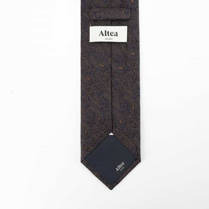 ALTEA ALTEA＜アルテア＞ ペイズリー柄タイ NAVY