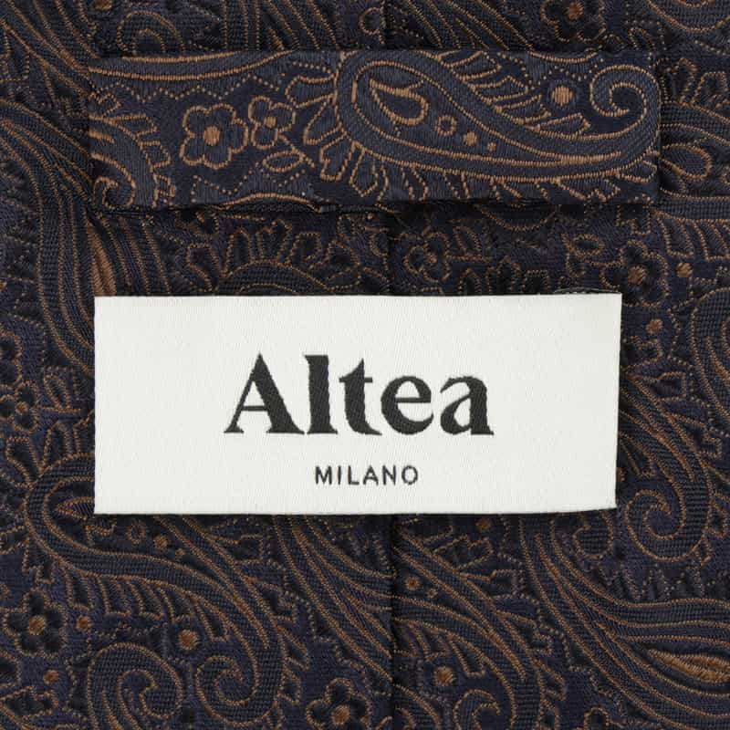 ALTEA ALTEA＜アルテア＞ ペイズリー柄タイ NAVY
