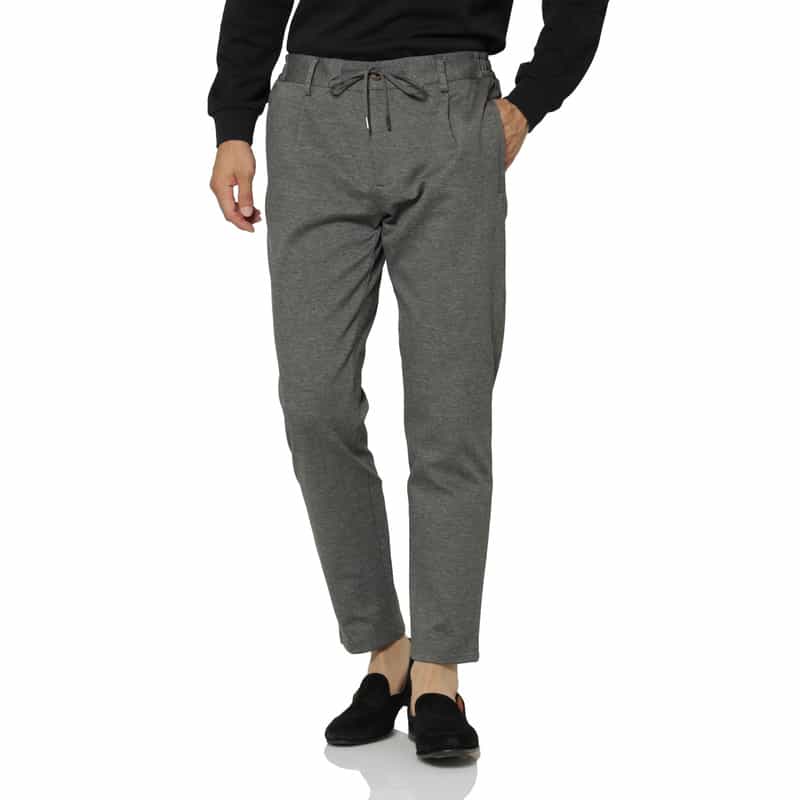 BERNARDO GIUSTI BERNARDO GIUSTI＜ベルナルド ジュスティ＞ バーニーズ　ニューヨーク限定ストレッチパンツ“SUPER STRETTO" LIGHT GRAY
