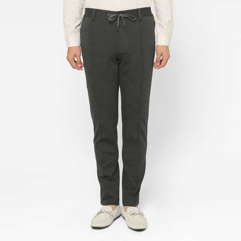 BERNARDO GIUSTI BERNARDO GIUSTI＜ベルナルド ジュスティ＞ バーニーズ　ニューヨーク限定ストレッチパンツ“SUPER STRETTO" GRAY