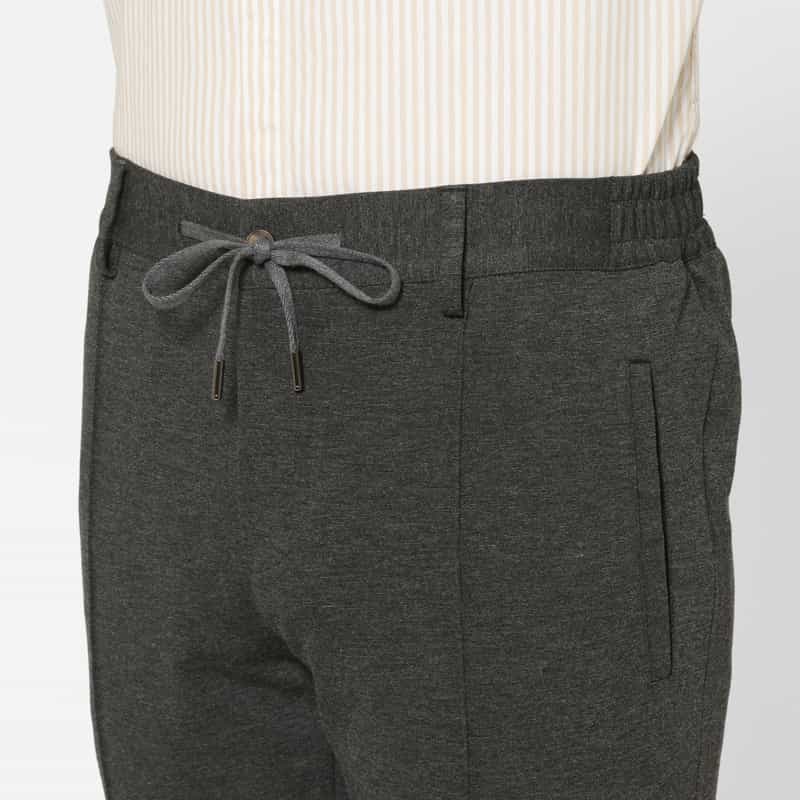 BERNARDO GIUSTI BERNARDO GIUSTI＜ベルナルド ジュスティ＞ バーニーズ　ニューヨーク限定ストレッチパンツ“SUPER STRETTO" GRAY
