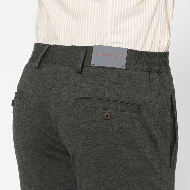 BERNARDO GIUSTI BERNARDO GIUSTI＜ベルナルド ジュスティ＞ バーニーズ　ニューヨーク限定ストレッチパンツ“SUPER STRETTO" GRAY