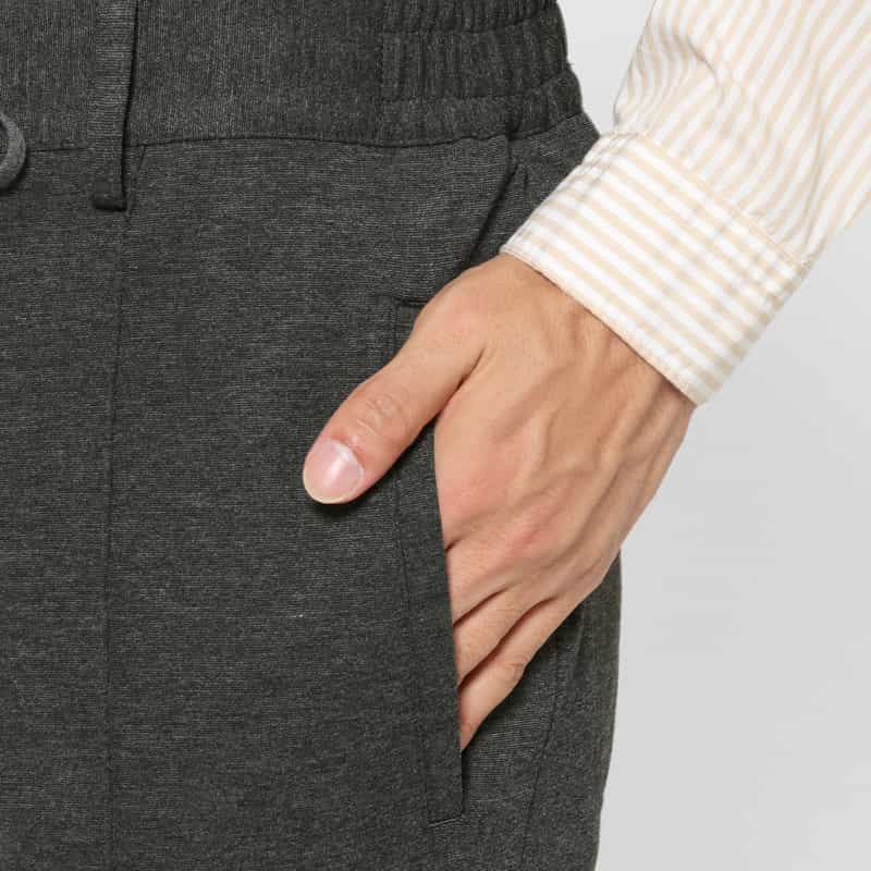 BERNARDO GIUSTI BERNARDO GIUSTI＜ベルナルド ジュスティ＞ バーニーズ　ニューヨーク限定ストレッチパンツ“SUPER STRETTO" GRAY