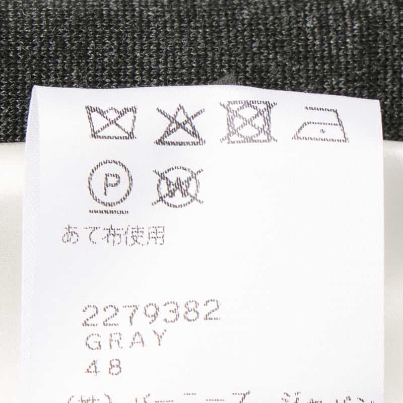 BERNARDO GIUSTI BERNARDO GIUSTI＜ベルナルド ジュスティ＞ バーニーズ　ニューヨーク限定ストレッチパンツ“SUPER STRETTO" GRAY