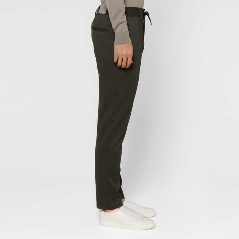 BERNARDO GIUSTI BERNARDO GIUSTI＜ベルナルド ジュスティ＞ バーニーズ　ニューヨーク限定ストレッチパンツ“SUPER STRETTO" DARK GRAY