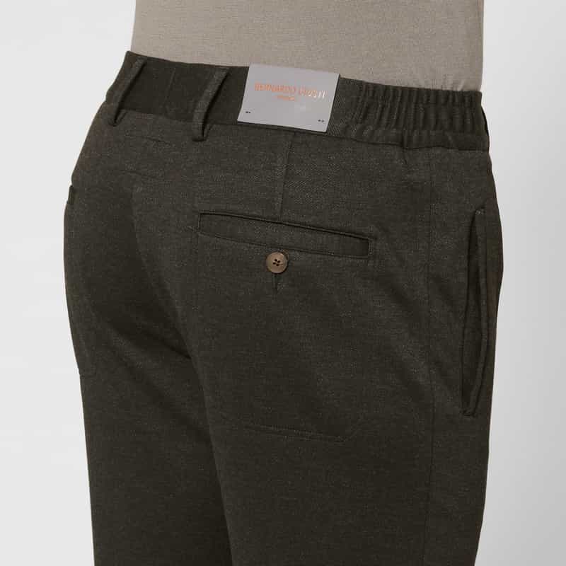 BERNARDO GIUSTI BERNARDO GIUSTI＜ベルナルド ジュスティ＞ バーニーズ　ニューヨーク限定ストレッチパンツ“SUPER STRETTO" DARK GRAY