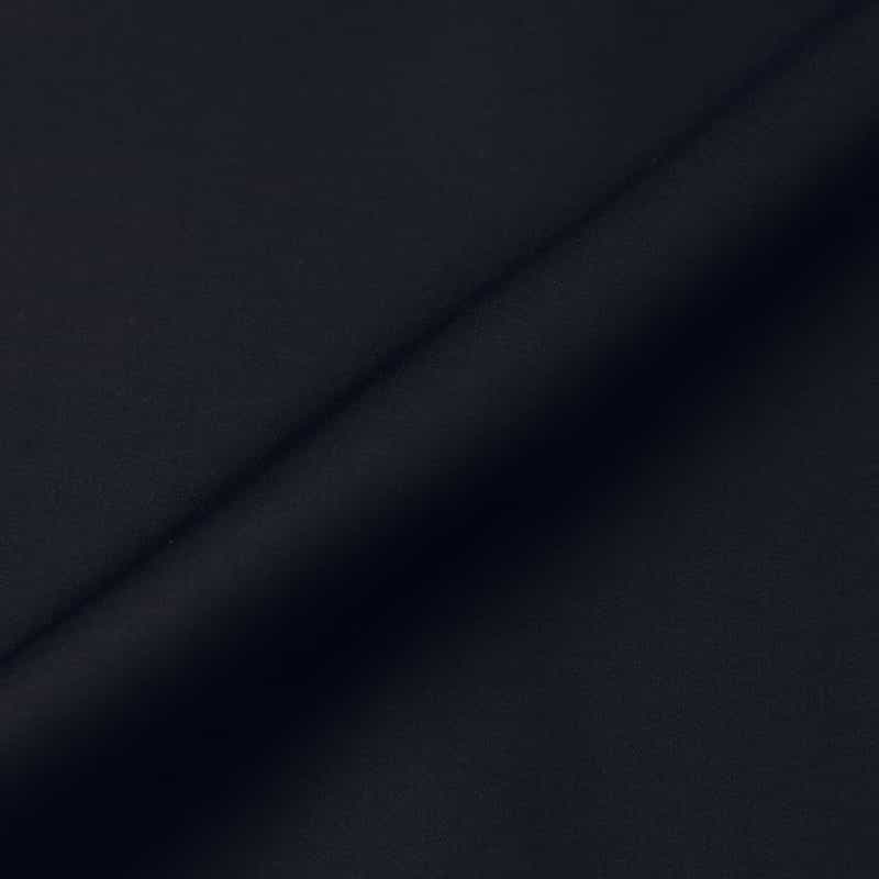 BARNEYS NEW YORK ウォッシャブル ハイネックデザインブラウス NAVY