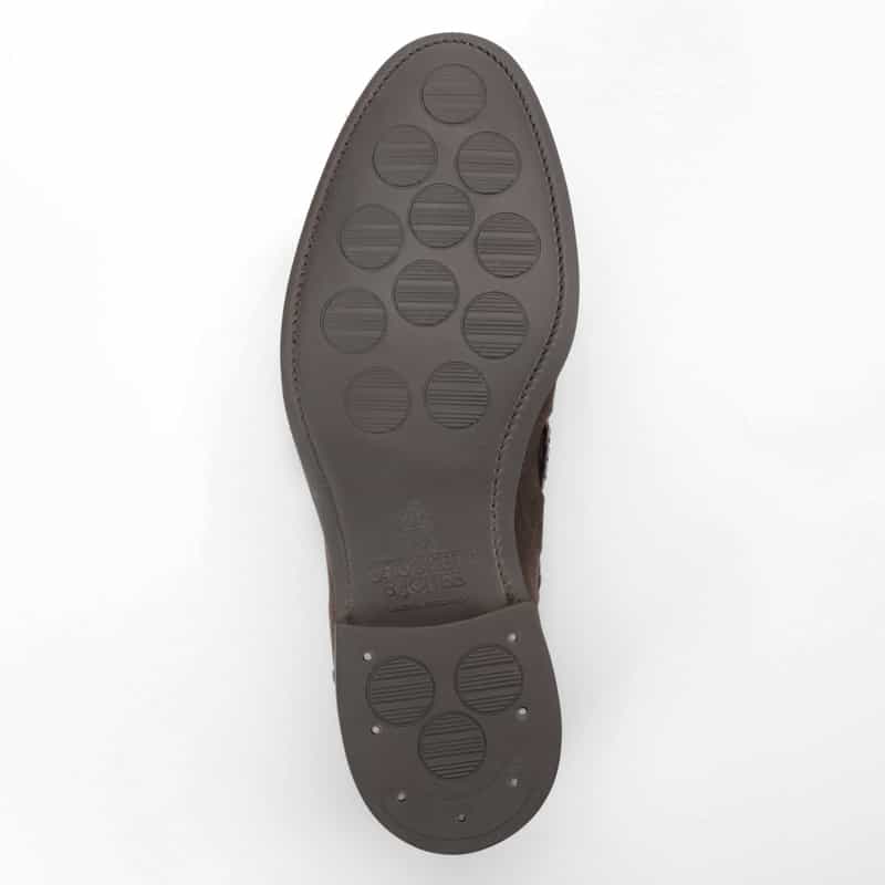 CROCKETT＆JONES CROCKETT＆JONES＜クロケット&ジョーンズ＞ スエード素材タッセルローファー DARK BROWN