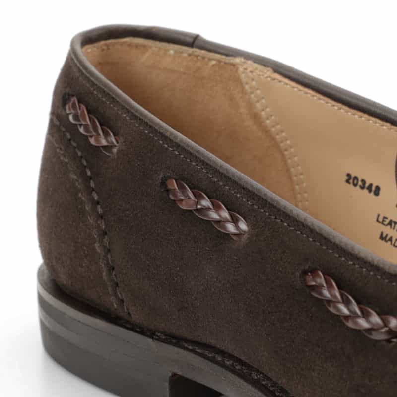 CROCKETT＆JONES CROCKETT＆JONES＜クロケット&ジョーンズ＞ スエード素材タッセルローファー DARK BROWN
