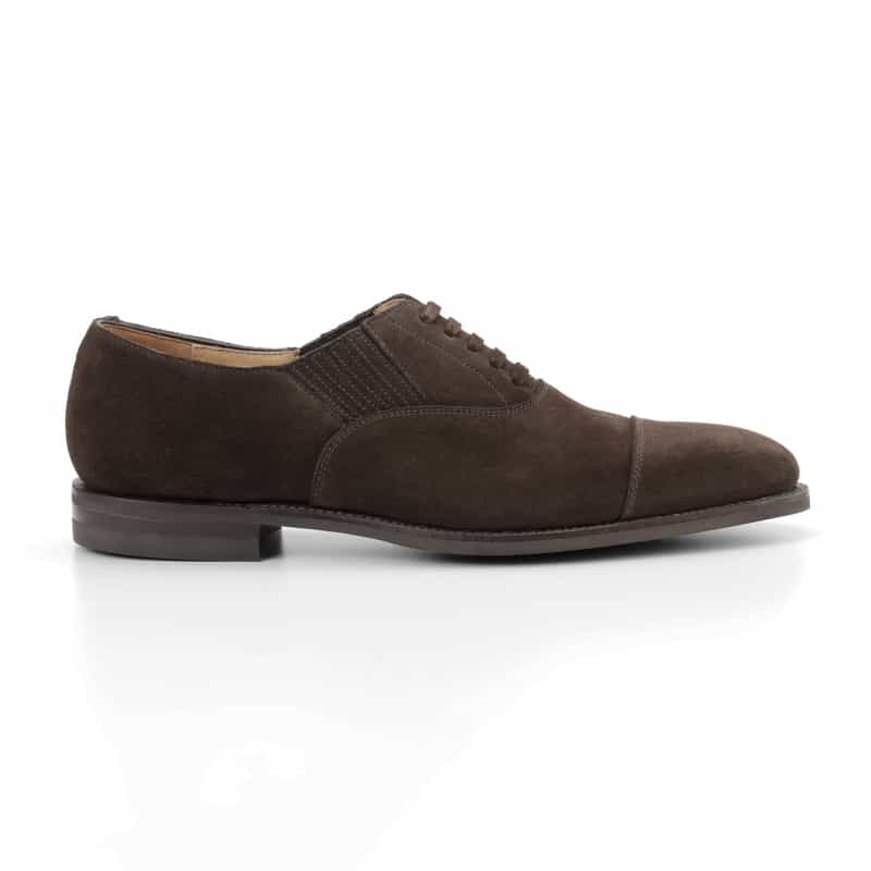 CROCKETT＆JONES CROCKETT＆JONES＜クロケット&ジョーンズ＞ バーニーズ　ニューヨーク限定 スエード素材サイドエラスティックシューズ DARK BROWN