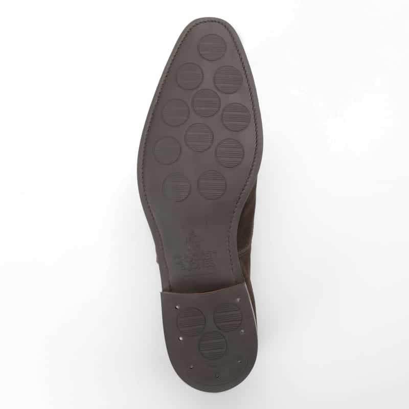 CROCKETT＆JONES CROCKETT＆JONES＜クロケット&ジョーンズ＞ バーニーズ　ニューヨーク限定 スエード素材サイドエラスティックシューズ DARK BROWN