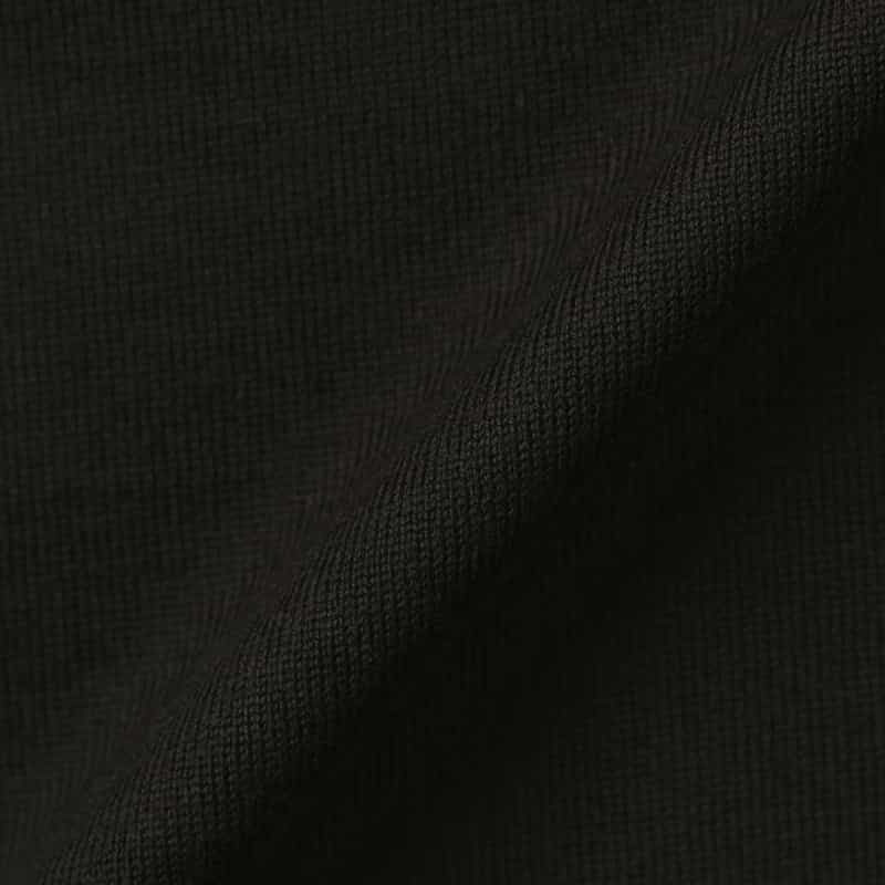 MAURO OTTAVIANI MAURO OTTAVIANI＜マウロ オッタヴィアーニ＞ ウール素材タートルネックニットプルオーバー BLACK