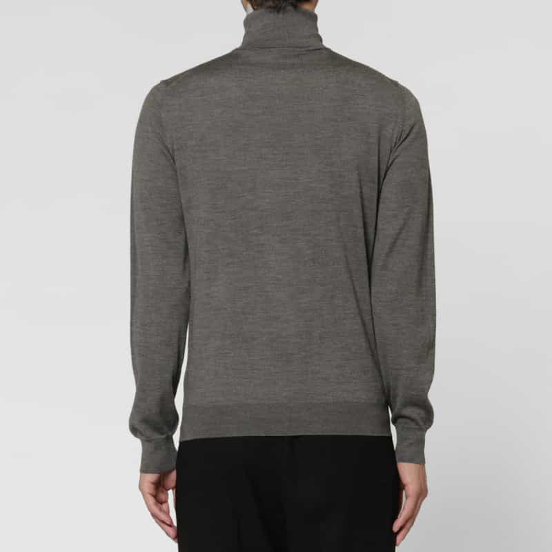 MAURO OTTAVIANI MAURO OTTAVIANI＜マウロ オッタヴィアーニ＞ ウール素材タートルネックニットプルオーバー GRAY