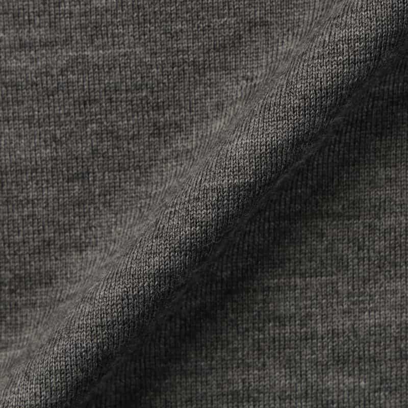 MAURO OTTAVIANI MAURO OTTAVIANI＜マウロ オッタヴィアーニ＞ ウール素材タートルネックニットプルオーバー GRAY