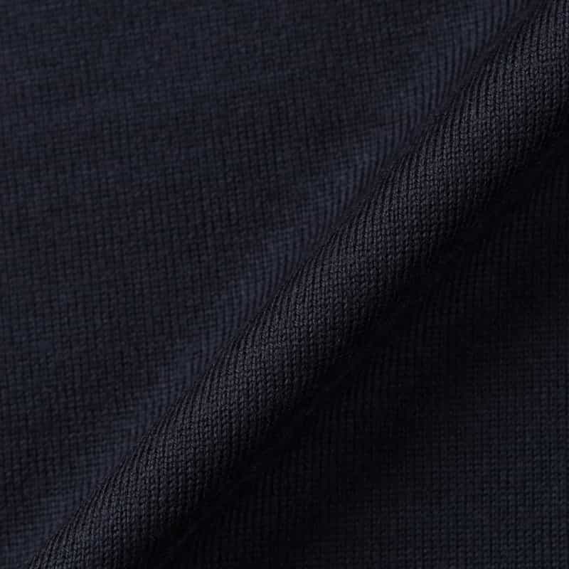 MAURO OTTAVIANI MAURO OTTAVIANI＜マウロ オッタヴィアーニ＞ ウール素材モックネックニットプルオーバー NAVY
