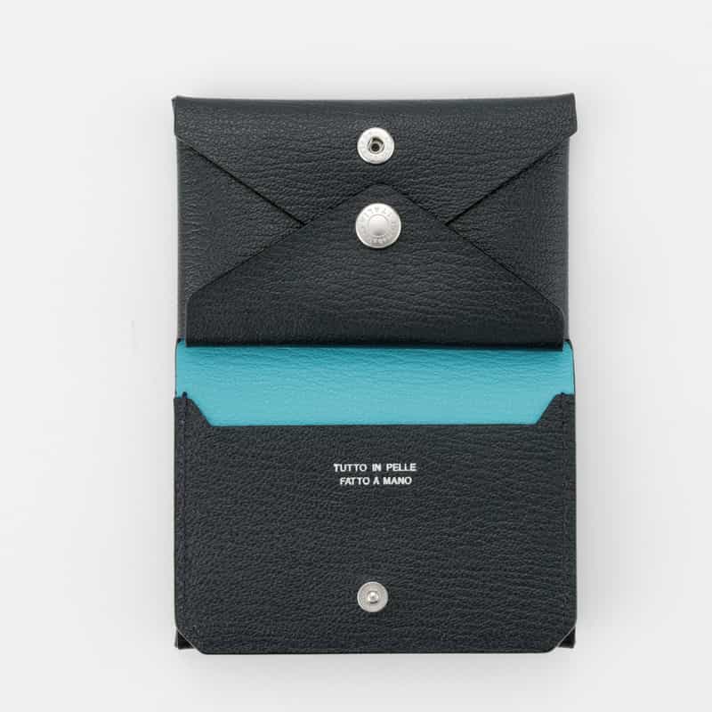 L’ARCOBALENO L'ARCOBALENO＜ラルコバレーノ＞ バーニーズ　ニューヨーク限定カードホルダー付きコインケース NAVY