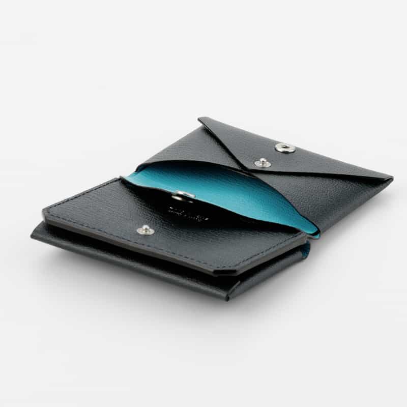 L’ARCOBALENO L'ARCOBALENO＜ラルコバレーノ＞ バーニーズ　ニューヨーク限定カードホルダー付きコインケース NAVY