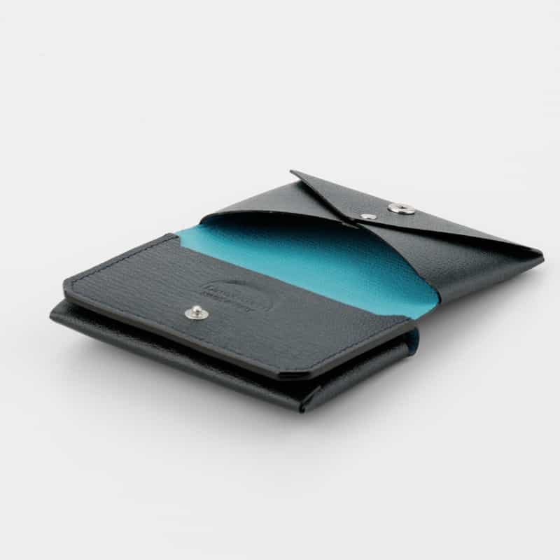 L’ARCOBALENO L'ARCOBALENO＜ラルコバレーノ＞ バーニーズ　ニューヨーク限定カードホルダー付きコインケース NAVY