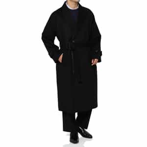 SSSTEIN＜シュタイン＞ ウールカシミヤ素材ピークドラペルオーバーコート