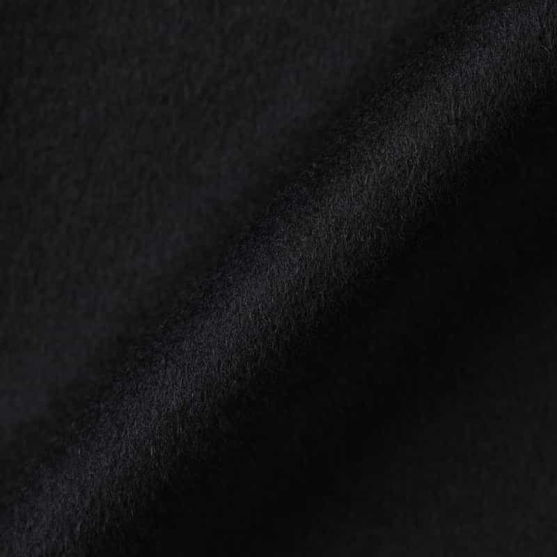 SSSTEIN SSSTEIN＜シュタイン＞ ウールカシミヤ素材ピークドラペルオーバーコート BLACK