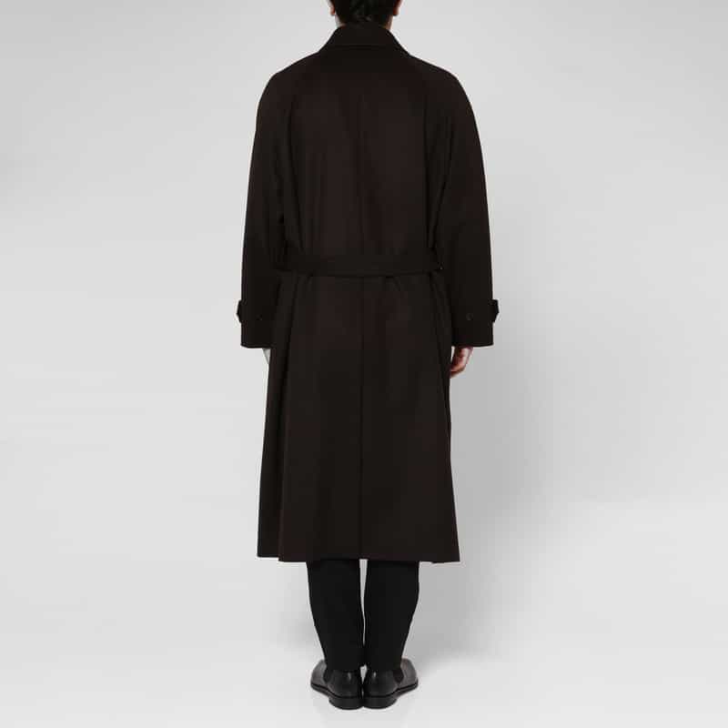 SSSTEIN SSSTEIN＜シュタイン＞ ラグランスリーブバルカラーコート DARK BROWN
