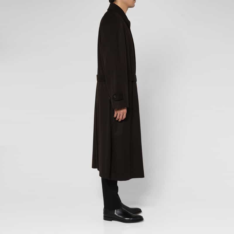 SSSTEIN SSSTEIN＜シュタイン＞ ラグランスリーブバルカラーコート DARK BROWN