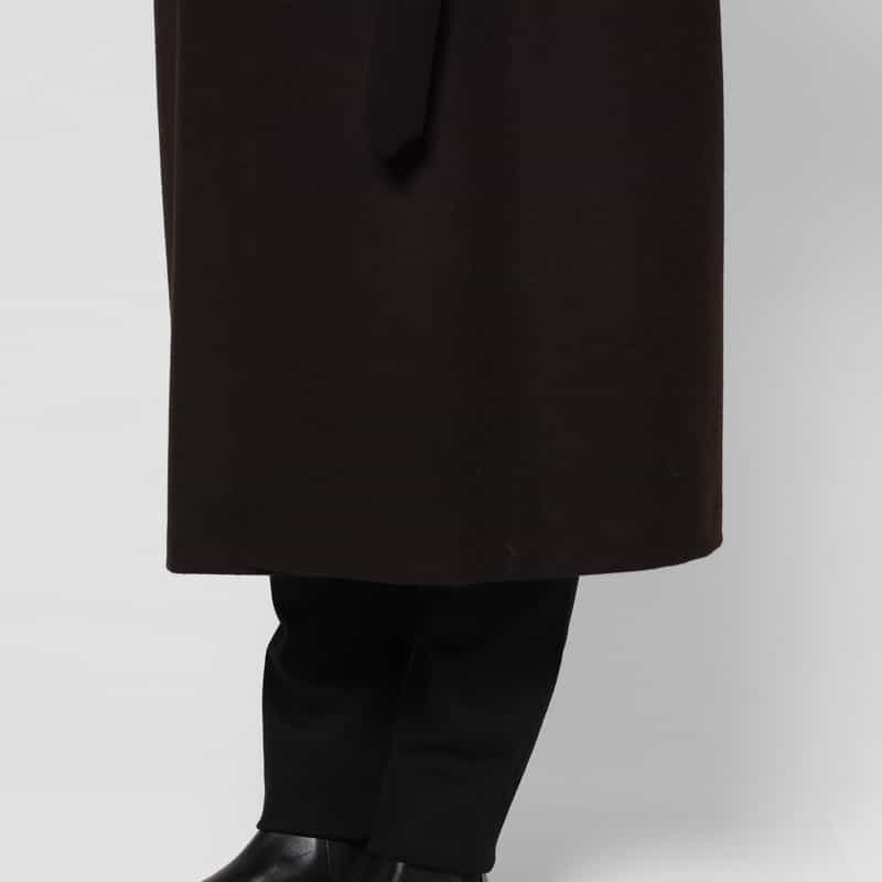 SSSTEIN SSSTEIN＜シュタイン＞ ラグランスリーブバルカラーコート DARK BROWN