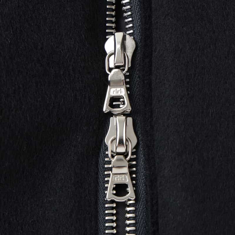 SSSTEIN SSSTEIN＜シュタイン＞ ムートンカラーパデッドブルゾン NAVY