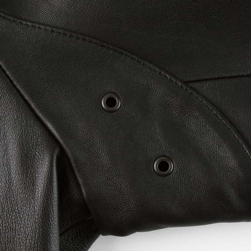 SSSTEIN SSSTEIN＜シュタイン＞ フーデッドレザージャケット BLACK