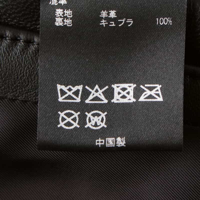 SSSTEIN SSSTEIN＜シュタイン＞ フーデッドレザージャケット BLACK