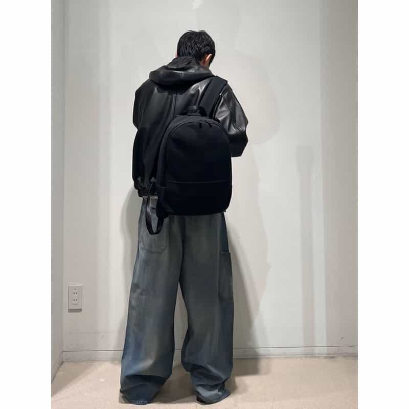 SSSTEIN SSSTEIN＜シュタイン＞ フーデッドレザージャケット BLACK