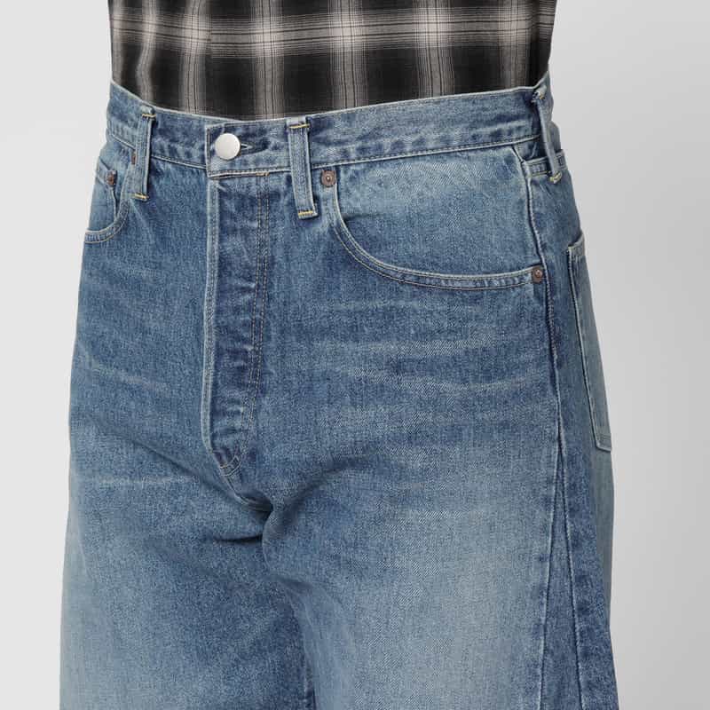 SSSTEIN SSSTEIN＜シュタイン＞ ワイドデニムパンツ LIGHT BLUE
