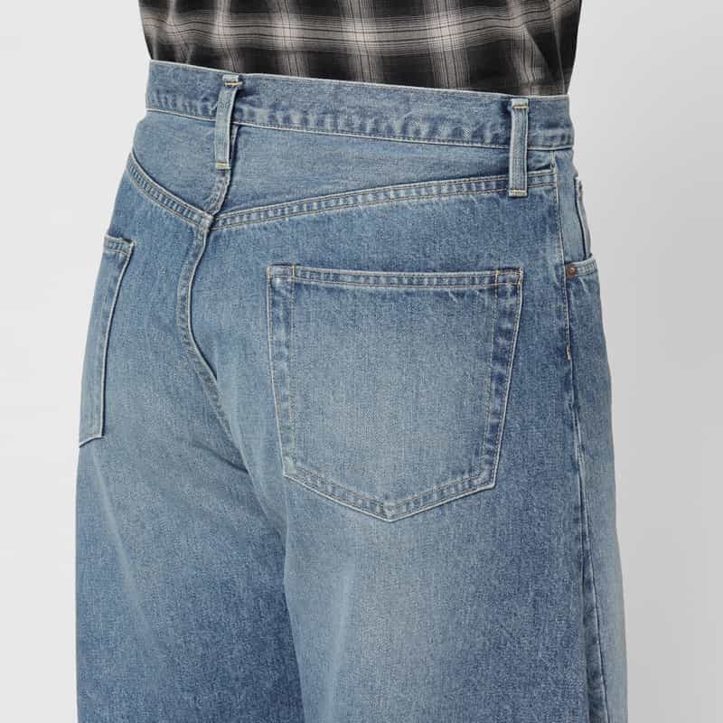 SSSTEIN SSSTEIN＜シュタイン＞ ワイドデニムパンツ LIGHT BLUE