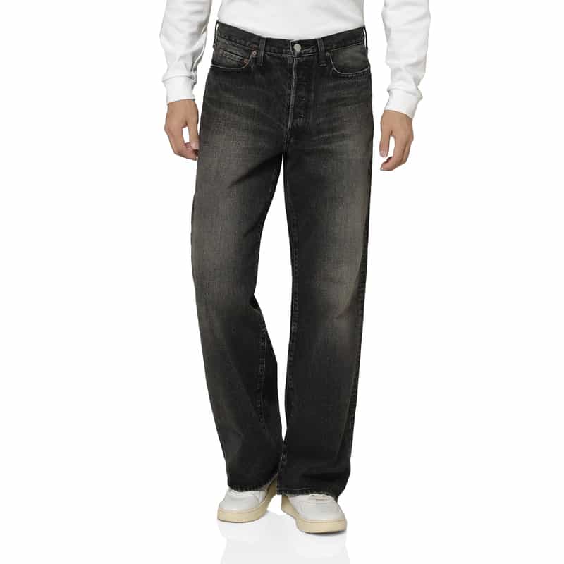 SSSTEIN SSSTEIN＜シュタイン＞ ルーズフィットデニムパンツ BLACK