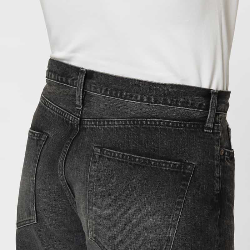 SSSTEIN SSSTEIN＜シュタイン＞ ルーズフィットデニムパンツ BLACK