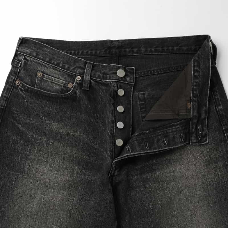 SSSTEIN SSSTEIN＜シュタイン＞ ルーズフィットデニムパンツ BLACK