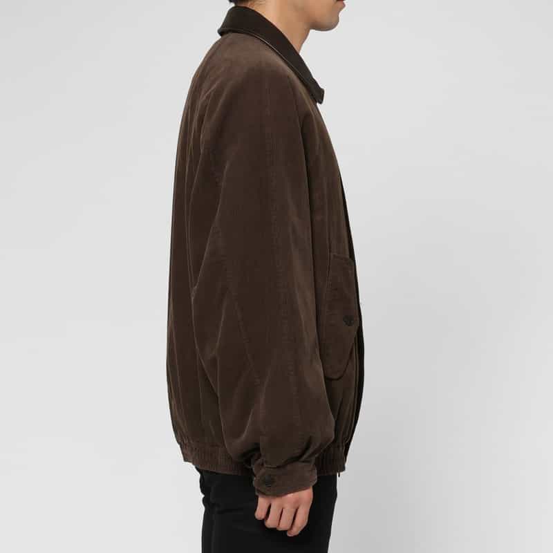 SSSTEIN SSSTEIN＜シュタイン＞ ヴィンテージ加工ジップアップコーデュロイジャケット BROWN