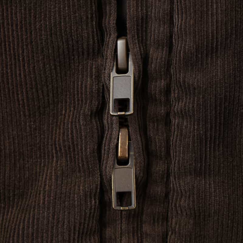 SSSTEIN SSSTEIN＜シュタイン＞ ヴィンテージ加工ジップアップコーデュロイジャケット BROWN