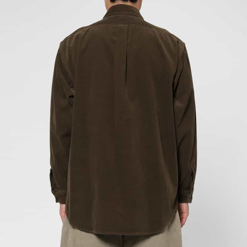 SSSTEIN SSSTEIN＜シュタイン＞ コーデュロイシャツ BROWN