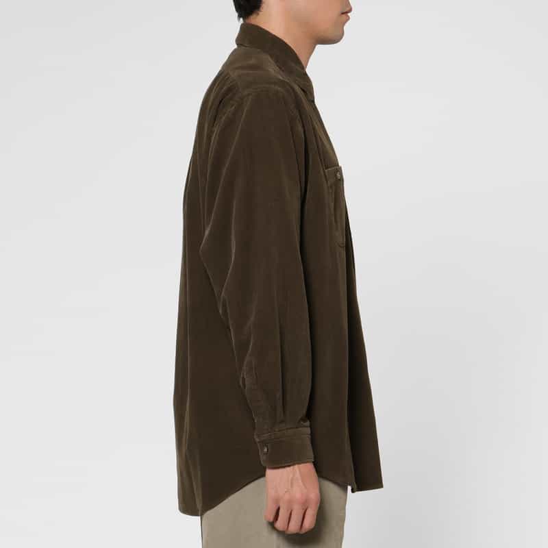 SSSTEIN SSSTEIN＜シュタイン＞ コーデュロイシャツ BROWN