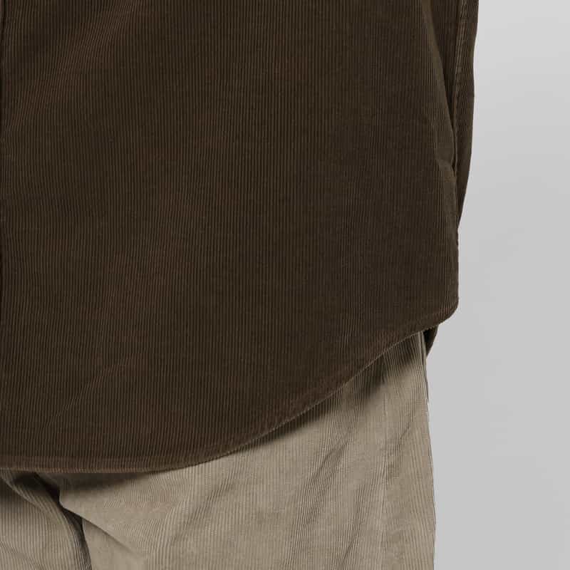 SSSTEIN SSSTEIN＜シュタイン＞ コーデュロイシャツ BROWN