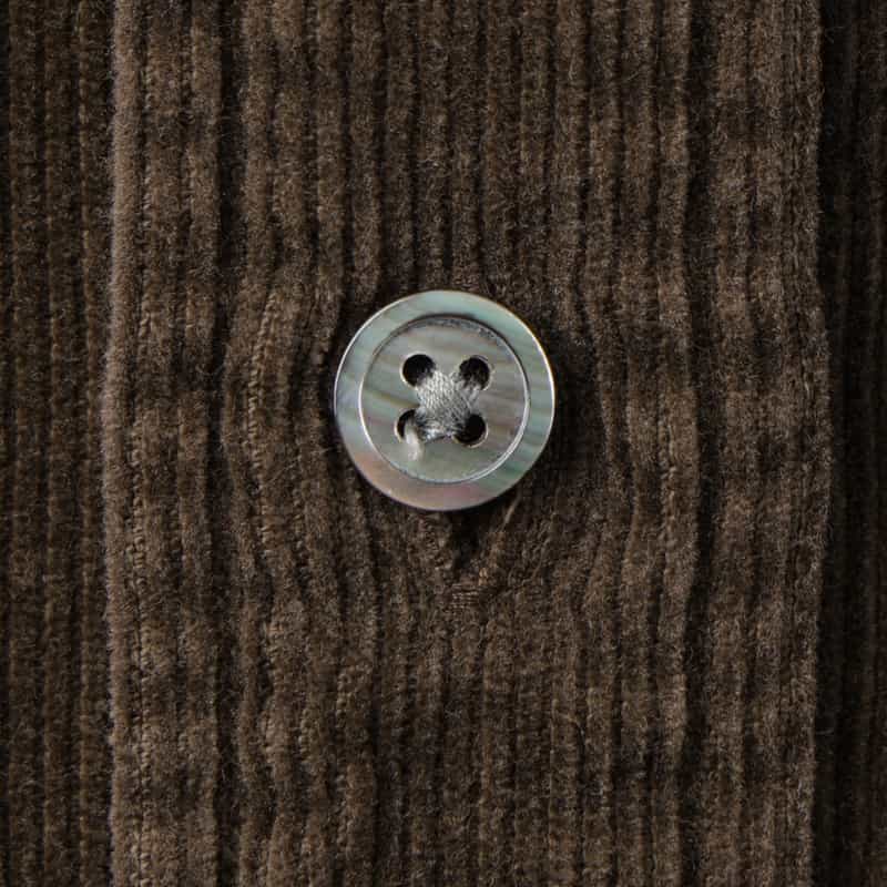 SSSTEIN SSSTEIN＜シュタイン＞ コーデュロイシャツ BROWN