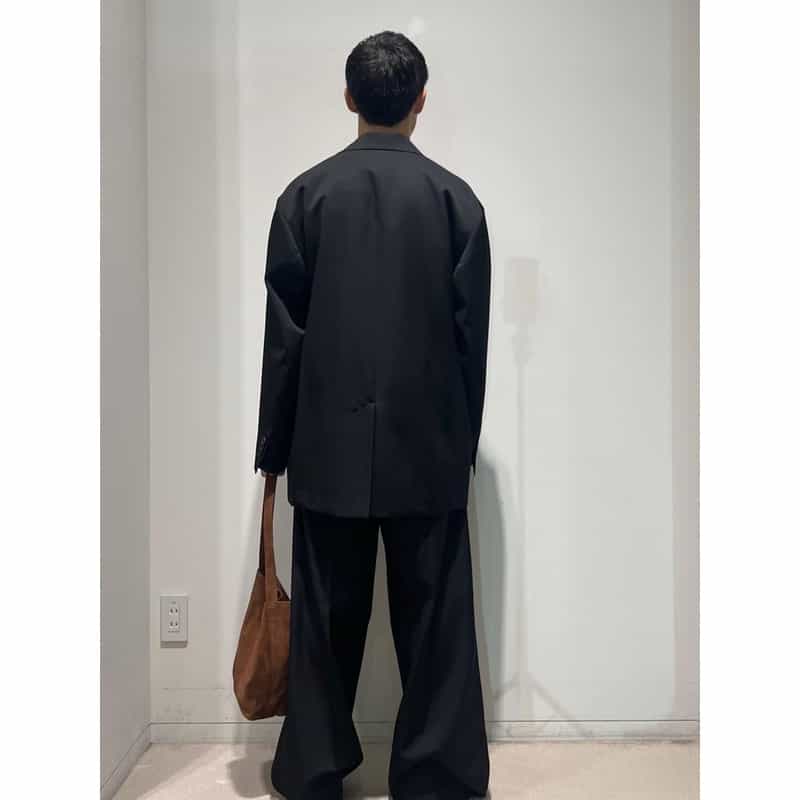 SSSTEIN SSSTEIN＜シュタイン＞ オーバーサイズロングジャケット BLACK