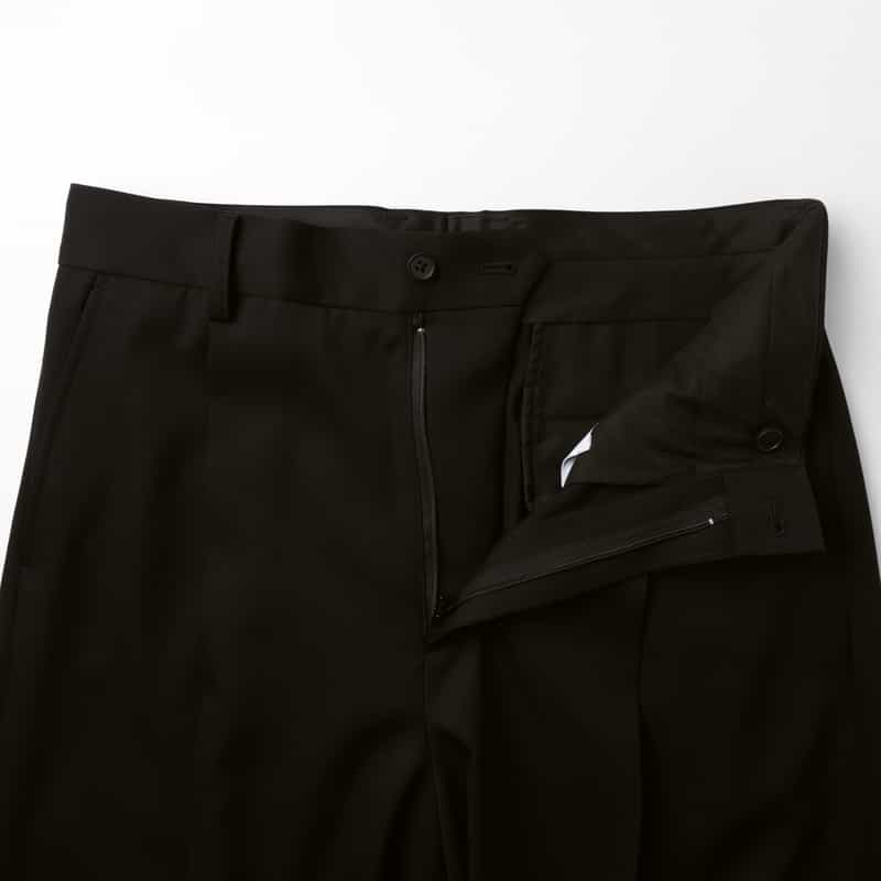 SSSTEIN SSSTEIN＜シュタイン＞ ウールワイドパンツ BLACK