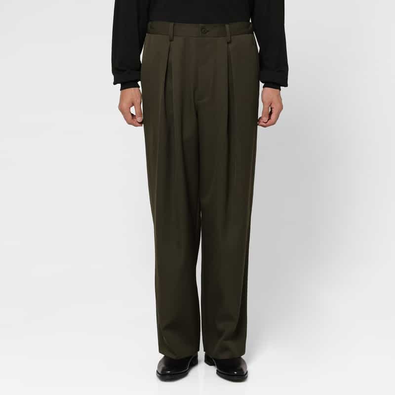 SSSTEIN SSSTEIN＜シュタイン＞ イージーワイドパンツ KHAKI