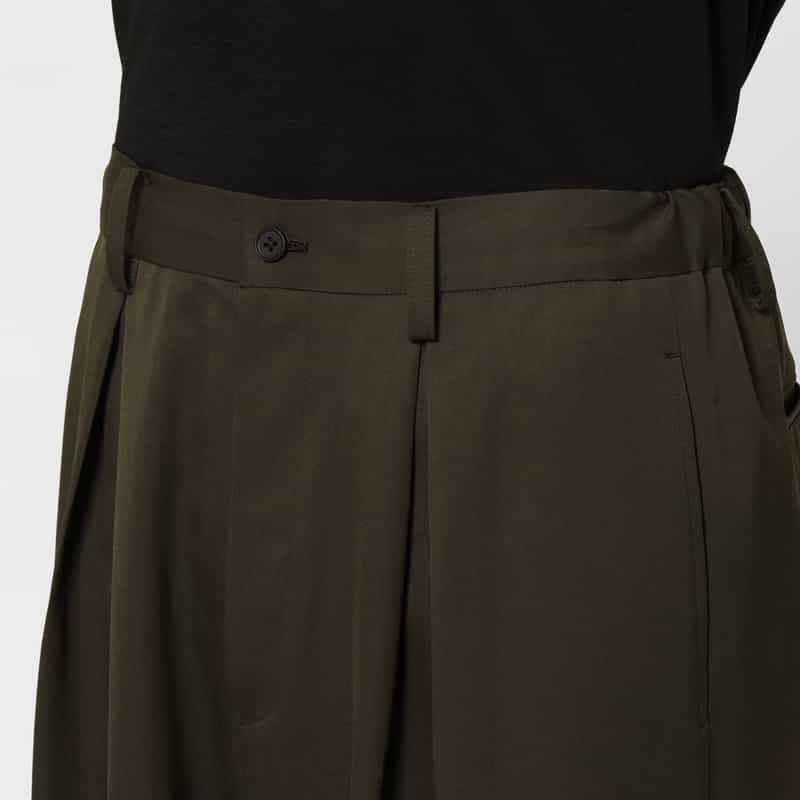 SSSTEIN SSSTEIN＜シュタイン＞ イージーワイドパンツ KHAKI