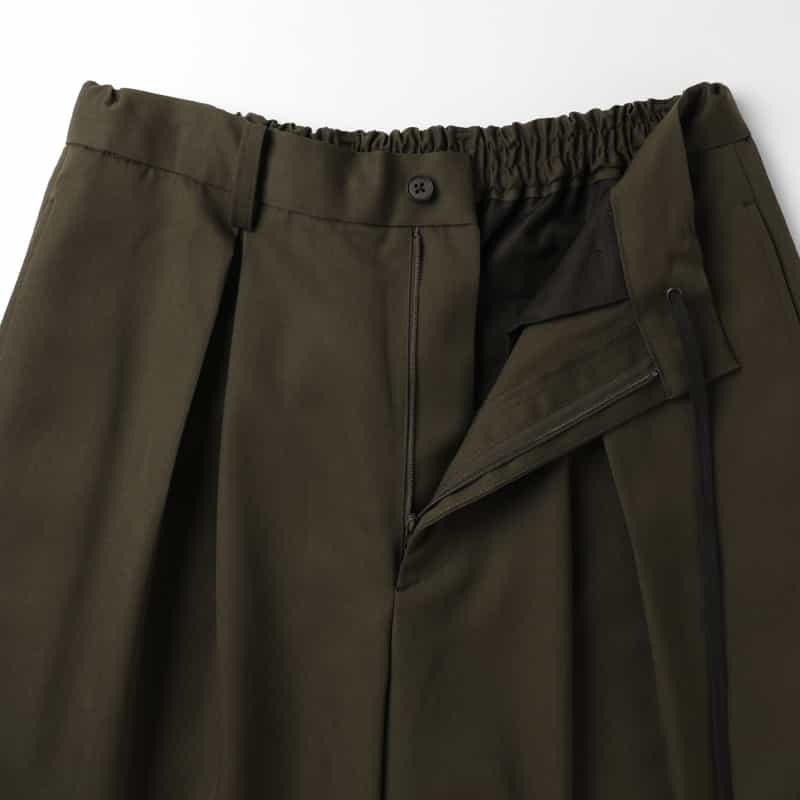 SSSTEIN SSSTEIN＜シュタイン＞ イージーワイドパンツ KHAKI