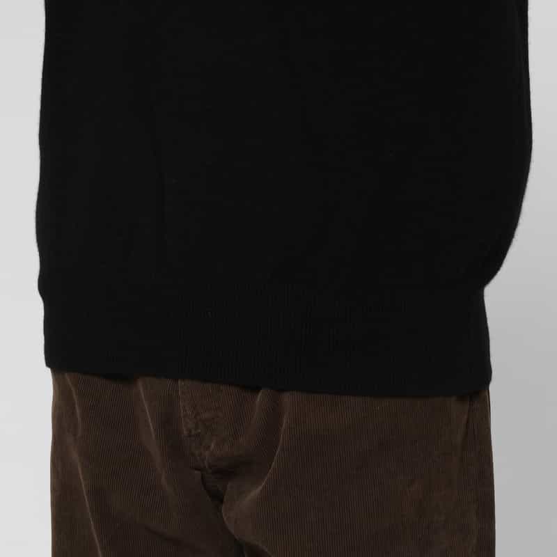 SSSTEIN SSSTEIN＜シュタイン＞ スキッパーカラーニットプルオーバー BLACK