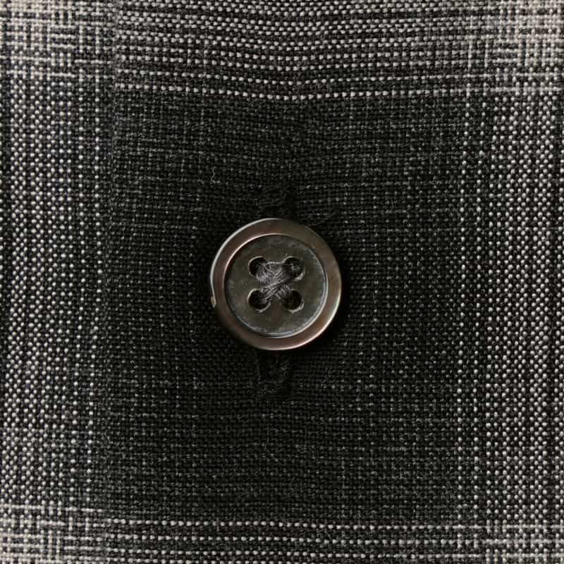 SSSTEIN SSSTEIN＜シュタイン＞チェック柄カジュアルシャツ BLACK