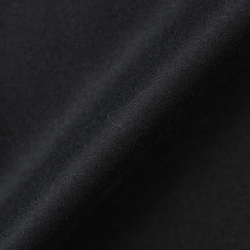 SSSTEIN SSSTEIN＜シュタイン＞ ウールフランネル素材スキッパーシャツ BLACK